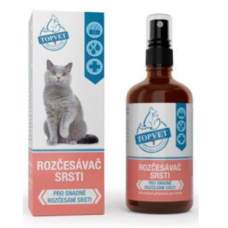 Rozčesávač srsti pro kočky TOPVET 100ml
