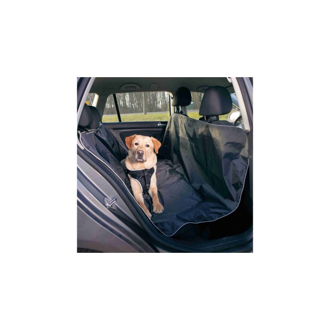 Trixie autopotah na zadní sedadlo, černý 1,45 x 1,60 cm