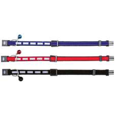 Obojek pro kočku reflexní, sametový 22-36 cm, TRIXIE