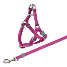 Nylonový postroj s vodítkem pro kočku 26-37cm/10mm, 1,20m, TRIXIE