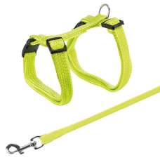 Postroj s vodítkem pro kočku jednobarevný 22-42cm/10mm 1,25m, TRIXIE