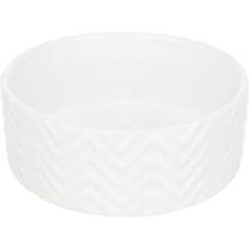 Keramická miska vroubkovaná, bílá, 0.9l, 16cm