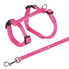 Postroj pro kočku s vodítkem XL GOOD LUCK 34-57cm/13mm TRIXIE