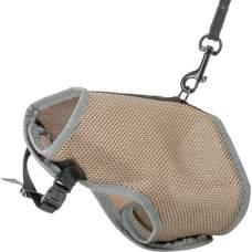 Postroj VESTA s vodítkem pro kočku 24-42 cm/1,20 m, šedobéžová, TRIXIE