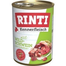 Rinti Dog Kennerfleisch konzerva divočák 400g