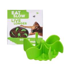 Eat Slow Live Longer Gobble Stopper zelená