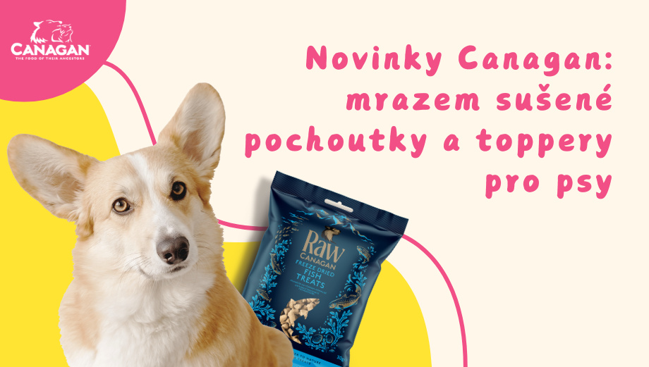 Canagan novinky: mrazem sušené pamlsky a výživné toppery pro mlsné psí jazýčky