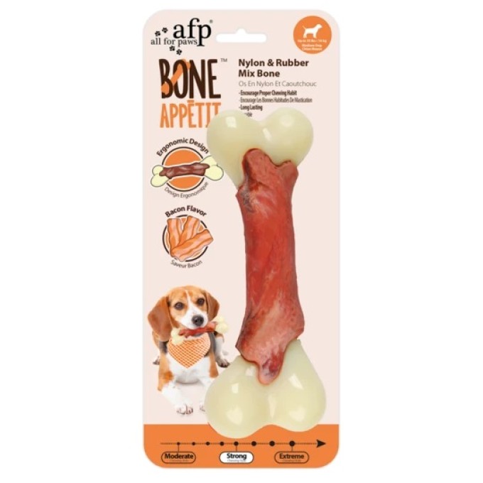 AFP Bone - odolná kousací hračka, L