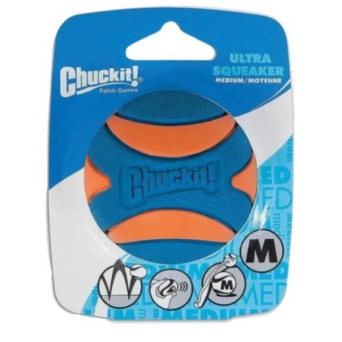 Chuckit Ultra Squeaker Ball M 6 cm 1ks