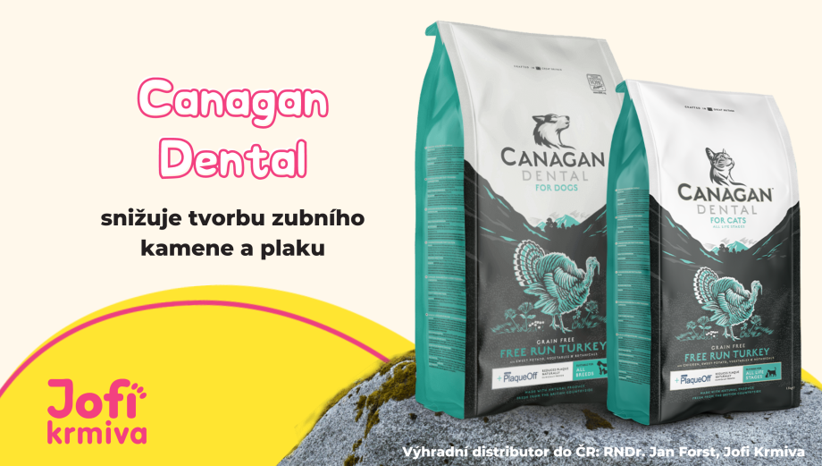 Canagan Dental – klinicky prokázáno, že snižuje plak!
