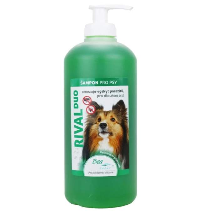 Bea Rival DUO antiparazitární šampon pro psy s dlouhou srstí 200 ml