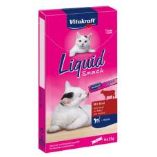 Vitakraft Cat Liquid-Snack Hovězí a Inulin