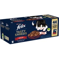 Felix Fantastic Tasty Shreds multipack lahodný výběr ve šťávě 44 × 80 g