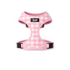 Jofi postroj pro psy Pink Hearts, XS