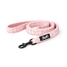 Jofi vodítko pro psy Pink Hearts, M, 2x152cm