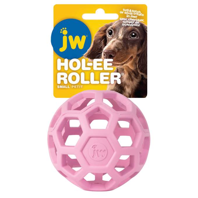 Hračka pro psy - JW Hol-ee Roller Small Pink