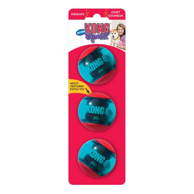 KONG Squeezz® Action Ball Red S
