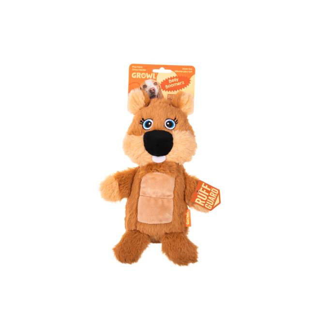 Hračka pro psy - Growl Belly Boomerz Benny the Beaver