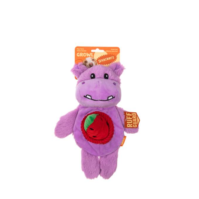 Hračka pro psy - Growl Snackerz Hilda the Hippo