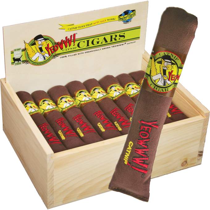 Hračka pro kočky - Yeowww! Cigar Box 24 pcs Classic