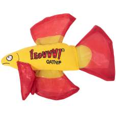 Hračka pro kočky - Yeowww! Mo Betta Fish Red