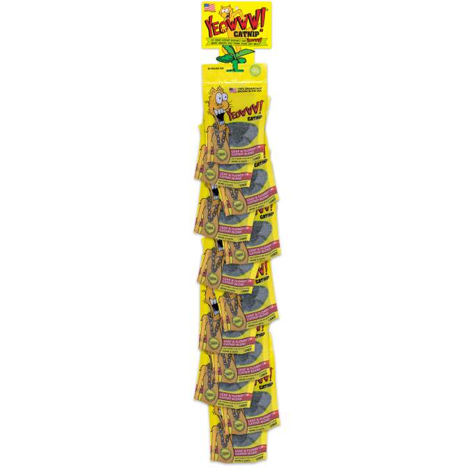 Hračka pro kočky - Yeowww! Display Strip Catnip 12 pcs.
