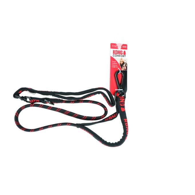 KONG Zero-Shock Leash Black
