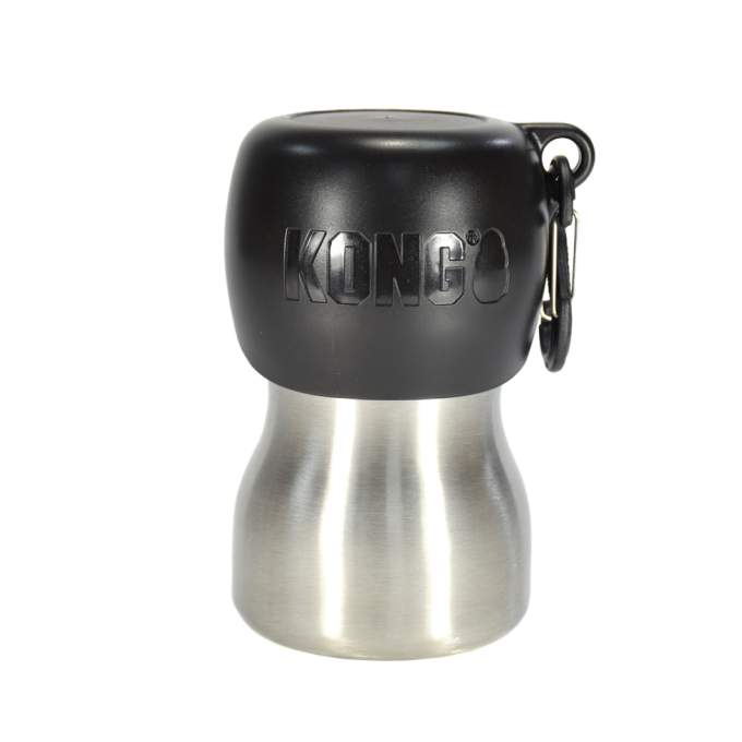 KONG H2O Stainless Steel Water Bottle Black 255 ml