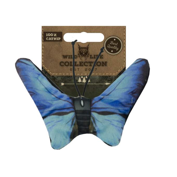 Hračka pro kočky - Wild Life Collection Wild Life Cat Blue Butterfly