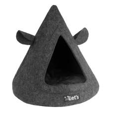 Přepravky a tašky pro kočky - Let's sleep Pet Cave TeePee Anthracite