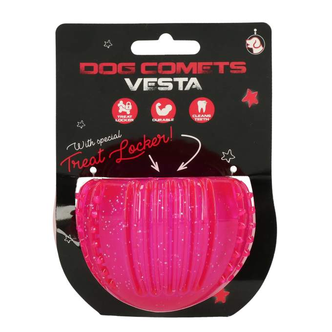 Hračka pro psy - Dog Comets Treat Locker Pink