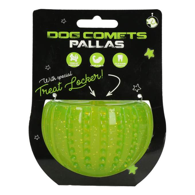 Hračka pro psy - Dog Comets Treat Locker Green