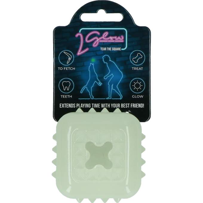 Hračka pro psy - 2 Glow Tear the Square