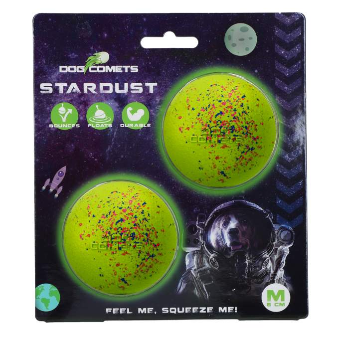 Hračka pro psy - Dog Comets Stardust Green M (2-Pack)