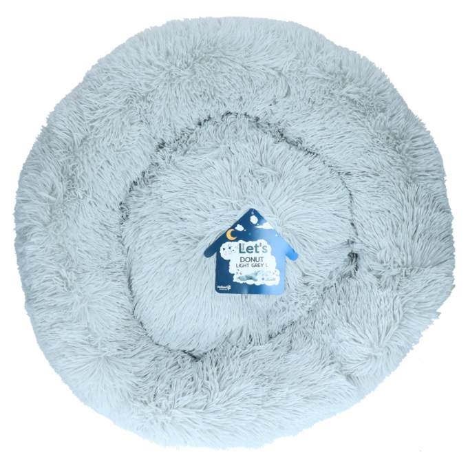 Tašky, přepravky a klece pro psy - Let's Sleep Donut Light grey L