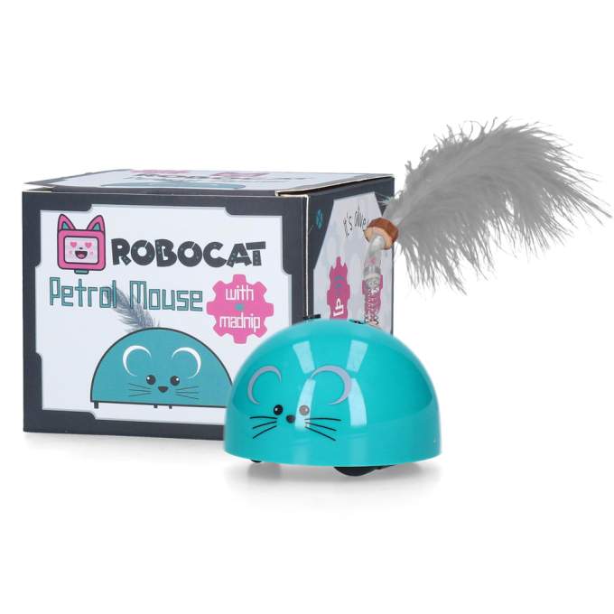Hračka pro kočky - Robocat Mouse Petrol