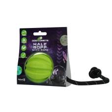 Hračka pro psy - Dog Comets Hale Bopp With Rope Green