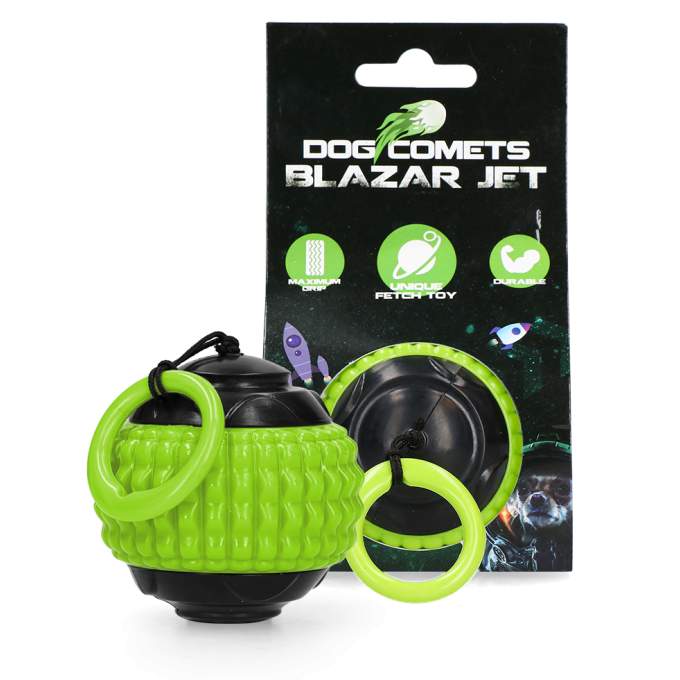 Hračka pro psy - Dog Comets Blazar Jet Green