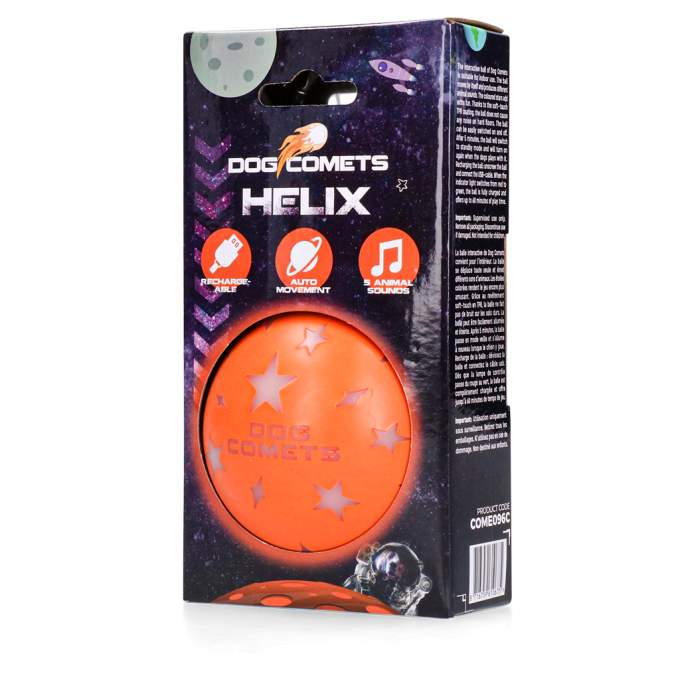 Hračka pro psy - Dog Comets Helix Orange