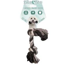 Hračka pro psy - Floss Toss Natural Dental Ropes Floss Toss Dental Rope 2 Knot - 20 cm