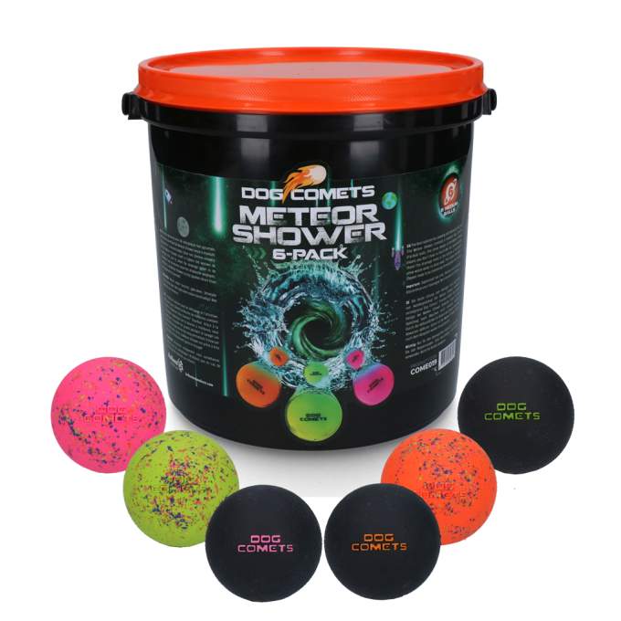 Hračka pro psy - Dog Comets Meteor Shower (Bucket with 6 M Stardust balls)