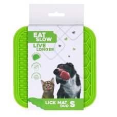 Hračka pro psy - Eat Slow Live Longer Lick Mat Duo S Green