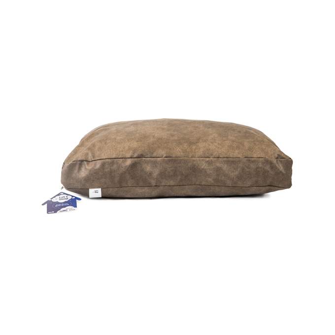 Tašky, přepravky a klece pro psy - Let's Sleep Plush Pillow Dog Bed XL Taupe