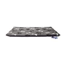 Tašky, přepravky a klece pro psy - Let's Sleep Fluffy Floor Crate Cushion M Anthracite