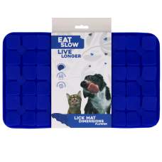 Hračka pro psy - Eat Slow Live Longer Lick Mat Dimensions Flower Blue