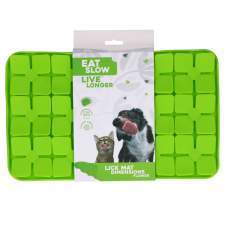 Hračka pro psy - Eat Slow Live Longer Lick Mat Dimensions Flower Green