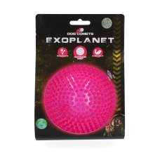 Hračka pro psy - Dog Comets Exoplanet Spiky Ball L Pink