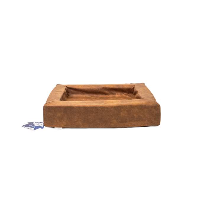 Tašky, přepravky a klece pro psy - Let's Sleep Comfy Cushion Dog Basket M Cognac