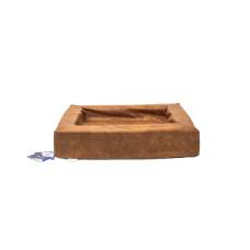 Tašky, přepravky a klece pro psy - Let's Sleep Comfy Cushion Dog Basket M Cognac