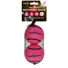 Hračka pro psy - Dog Comets Neutron Star Tennis Ball With Squeaker L Pink (2-pack)